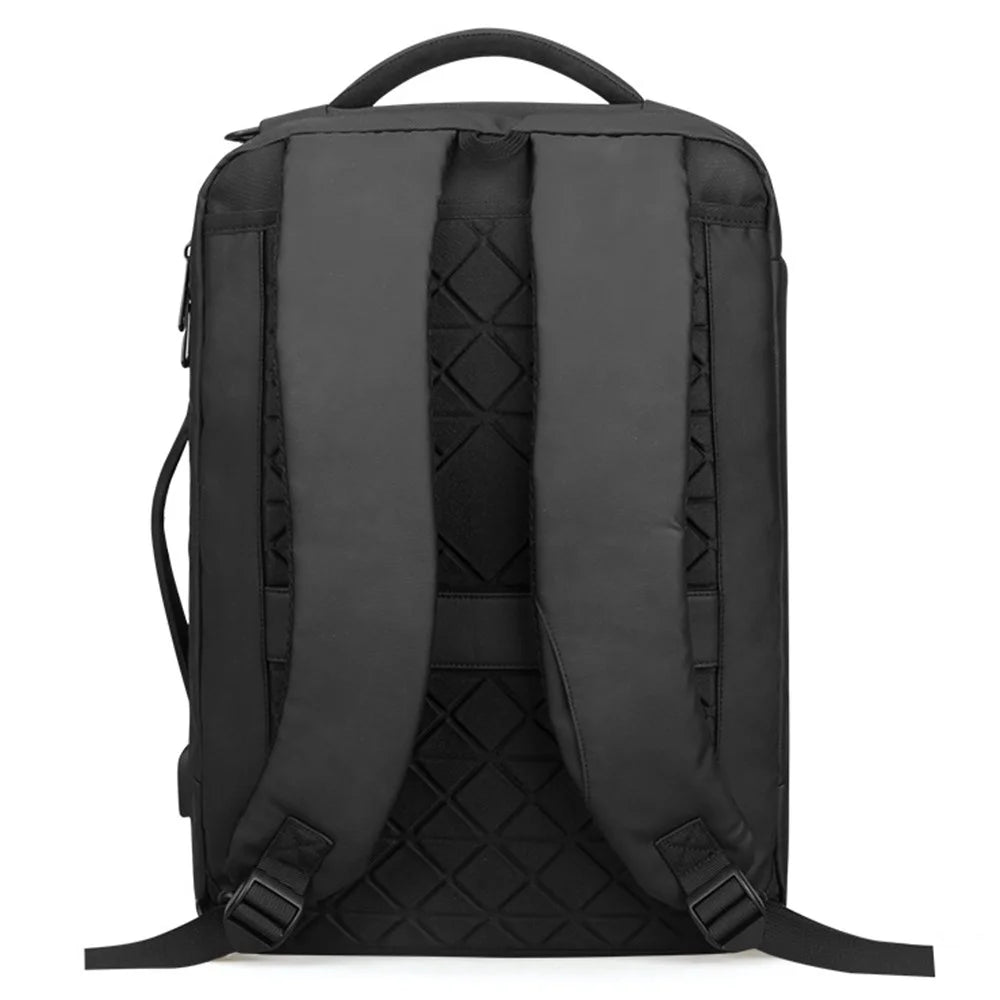 MARK RYDEN MR9533 Large Backpack Water Repellent Convertible Business Briefcase Messenger Bag Travel Rucksack with External USB Charging Port - 7