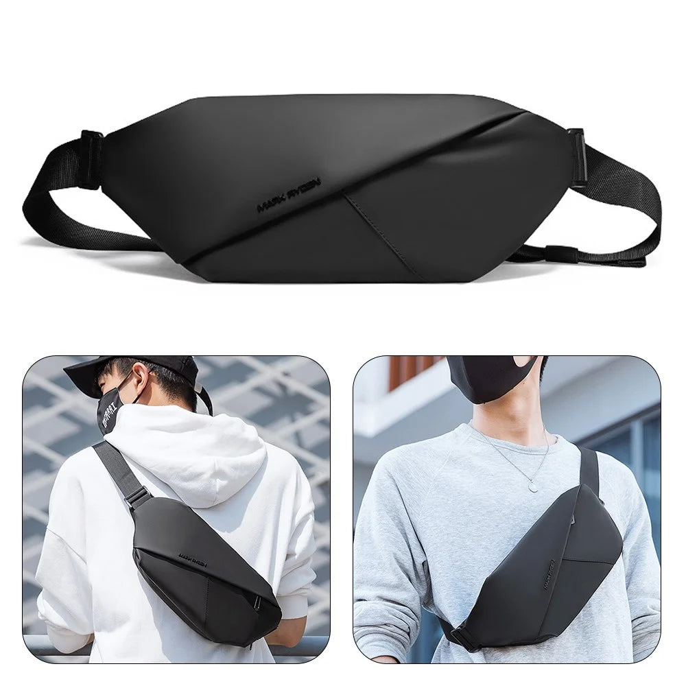 MARK RYDEN MR-7786 Stylish Casual Men Chest Bag Water-resistant Oxford Cloth Single Shoulder Crossbody Bag - 1
