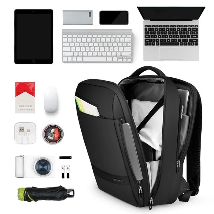MARK RYDEN MR9668 15.6inch Laptop Backpack Business Men Anti-theft Shoulder Bag with External USB Port, Upgrade Version - 5