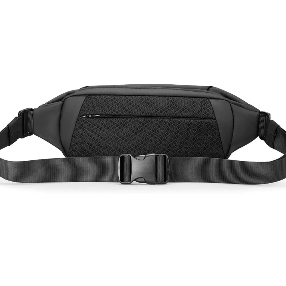 MARK RYDEN MR5860 Stylish Men Zipper Chest Bag Casual Water-resistant Crossbody Bag - 4