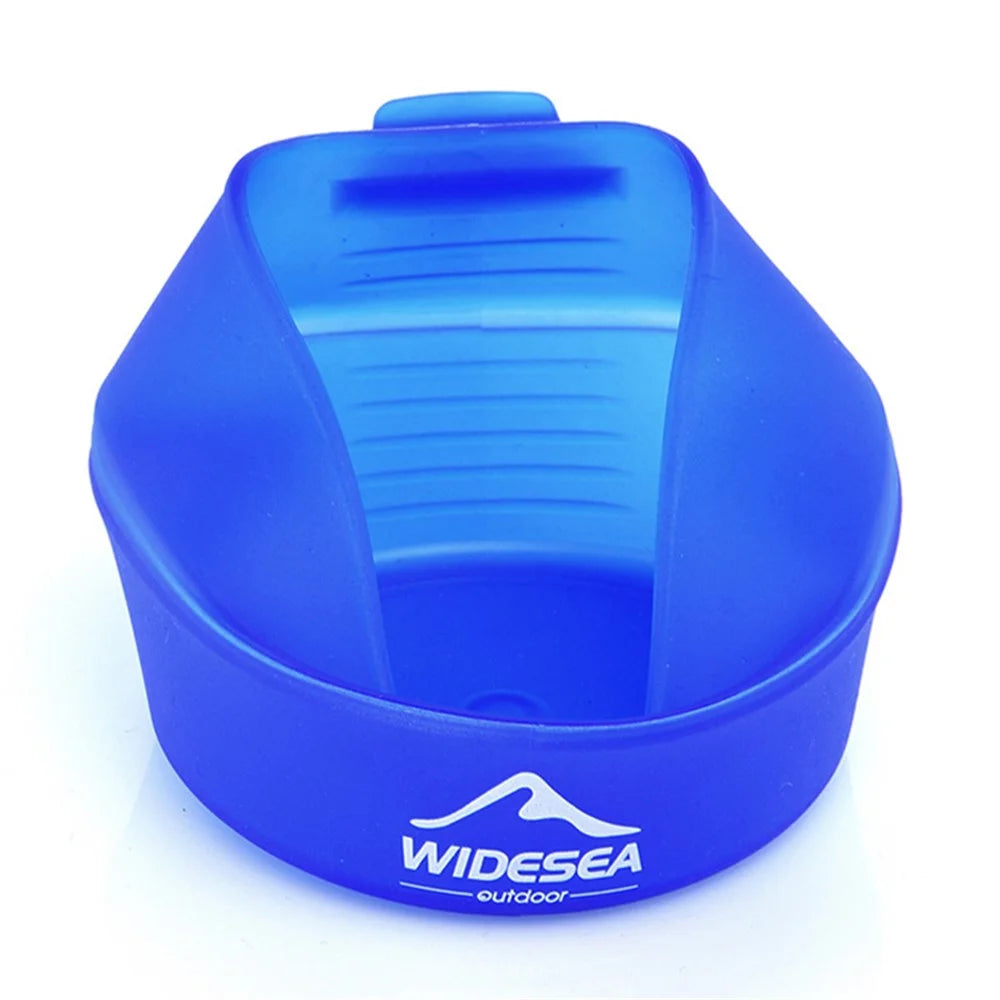 WIDESEA WSCP-250ML Outdoor Travel Camping Picnic Water Cup 250ML TPE Coffee Tea Mug Foldable Cup (BPA Free, No FDA Certification) - 4
