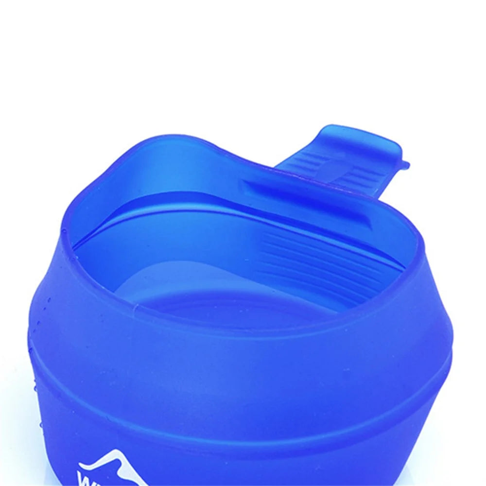 WIDESEA WSCP-250ML Outdoor Travel Camping Picnic Water Cup 250ML TPE Coffee Tea Mug Foldable Cup (BPA Free, No FDA Certification) - 6