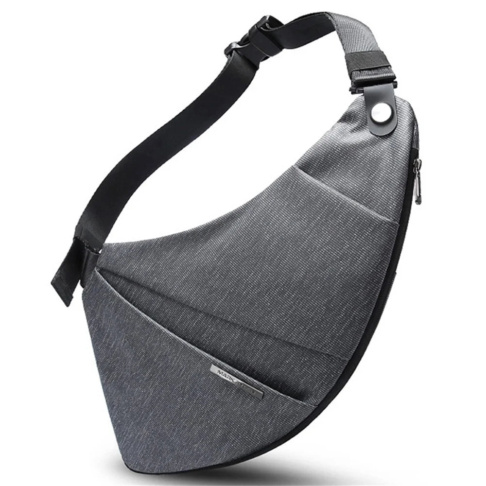 MARK RYDEN MR2206 Men's Chest Bag Expandable Crossbody Bag Daypack Outdoor Sports Bag - Grey - 1