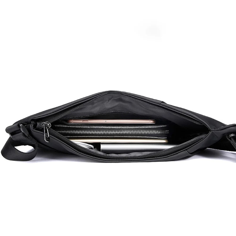 MARK RYDEN MR2206 Men's Chest Bag Expandable Crossbody Bag Daypack Outdoor Sports Bag - Grey - 3