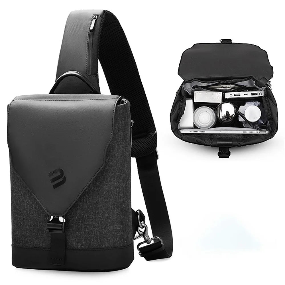 MARK RYDEN MR-7229 Men's Crossbody Bag Anti-theft Sling Bag Travel Hiking Chest Bag Daypack - 3