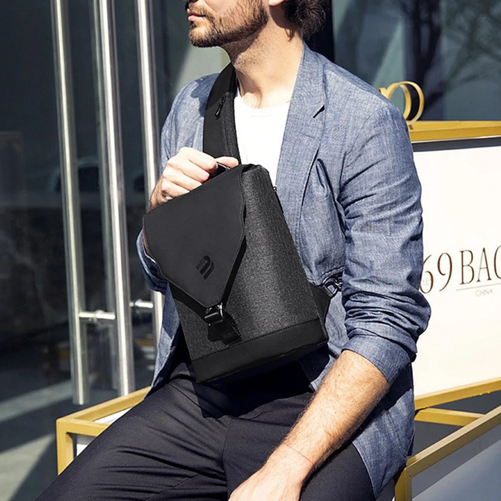 MARK RYDEN MR-7229 Men's Crossbody Bag Anti-theft Sling Bag Travel Hiking Chest Bag Daypack - 4