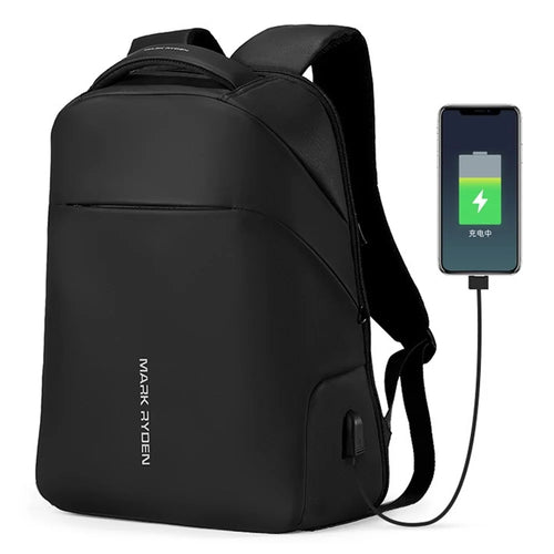 MARK RYDEN MR-9068 Password Lock Shoulder Bag with Poncho and External Charging Port Men Anti-theft Backpack - 1