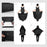 MARK RYDEN MR-9068 Password Lock Shoulder Bag with Poncho and External Charging Port Men Anti-theft Backpack - 7