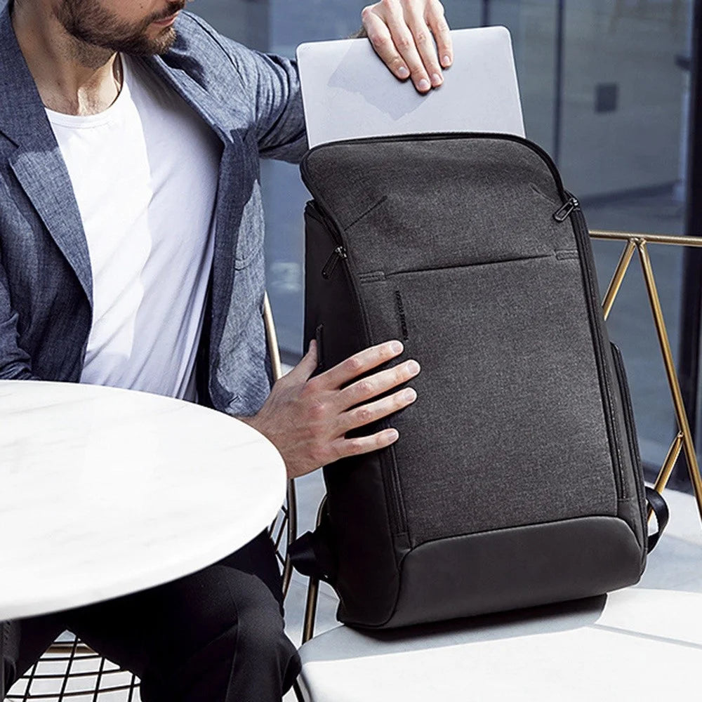 MARK RYDEN MR9201 RFID Blocking Anti-theft Backpack 15.6inch Waterproof Laptop Backpack USB Charging Shoulder Bag - 4