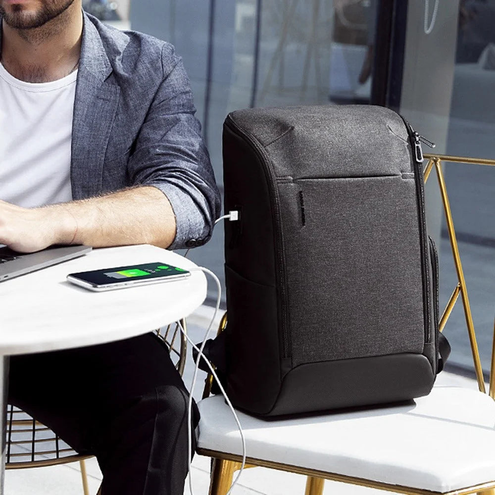 MARK RYDEN MR9201 RFID Blocking Anti-theft Backpack 15.6inch Waterproof Laptop Backpack USB Charging Shoulder Bag - 6
