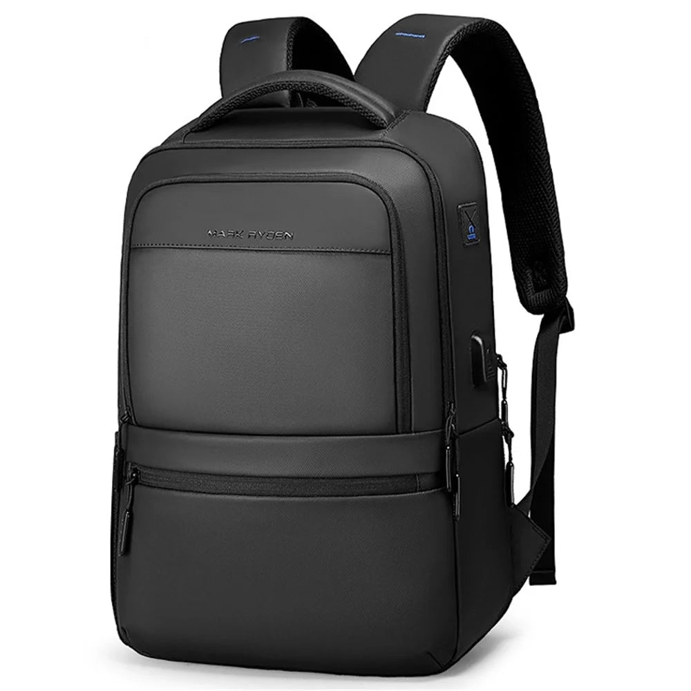 MARK RYDEN MR9103 Business Travel Oxford Cloth Men Backpack Anti-splash 15.6-inch Laptop Dual Shoulder Bag with USB Port - 1