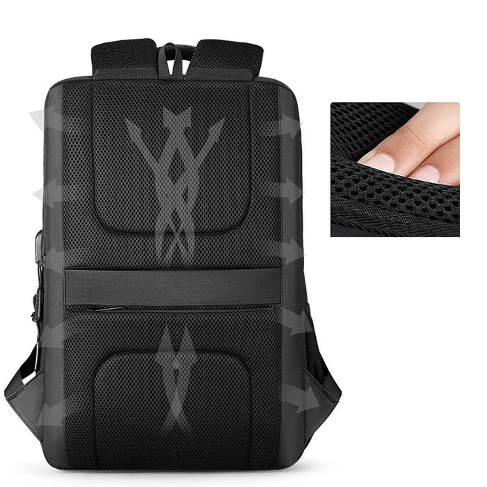 MARK RYDEN MR9103 Business Travel Oxford Cloth Men Backpack Anti-splash 15.6-inch Laptop Dual Shoulder Bag with USB Port - 5