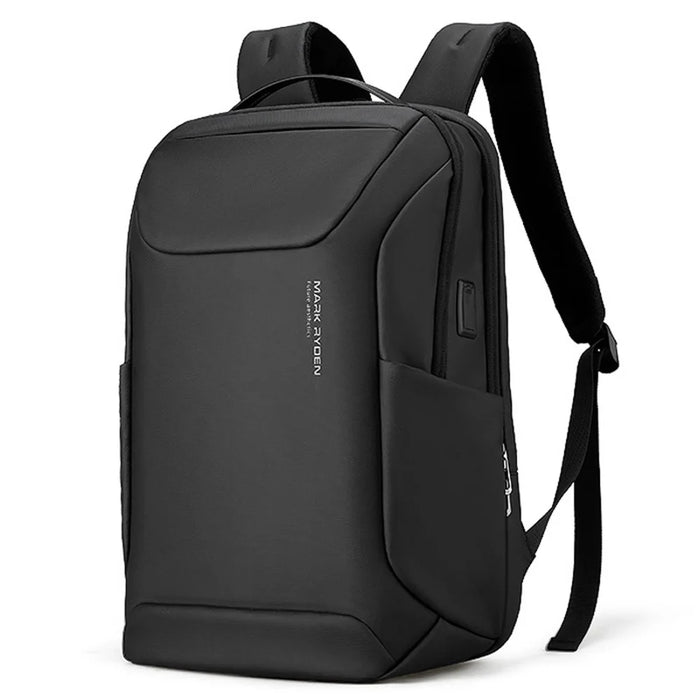 MARK RYDEN MR9111 Travel Business Men Oxford Cloth Backpack Anti-splash Laptop Dual Shoulder Bag with Charging Port - 1