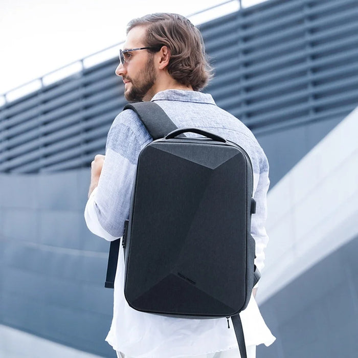 MARK RYDEN MR9405 Anti-theft Password Lock Casual Men Nylon Backpack Anti-splash Laptop Dual Shoulder Bag with USB Port - 5