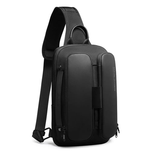 MARK RYDEN MR-7219 Stylish Men Oxford Cloth Anti-splash Chest Bag Business Casual Single Shoulder Crossbody Bag - 1
