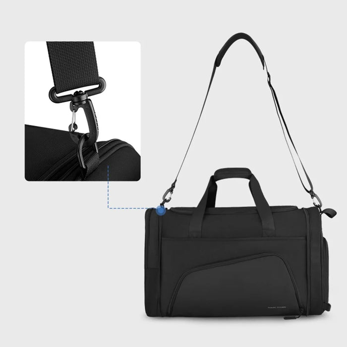 MARK RYDEN MR1556 Expandable Large Capacity Handbag Luggage Duffel Bag Oxford Cloth Sports Fitness Travel Tote Bag - 6