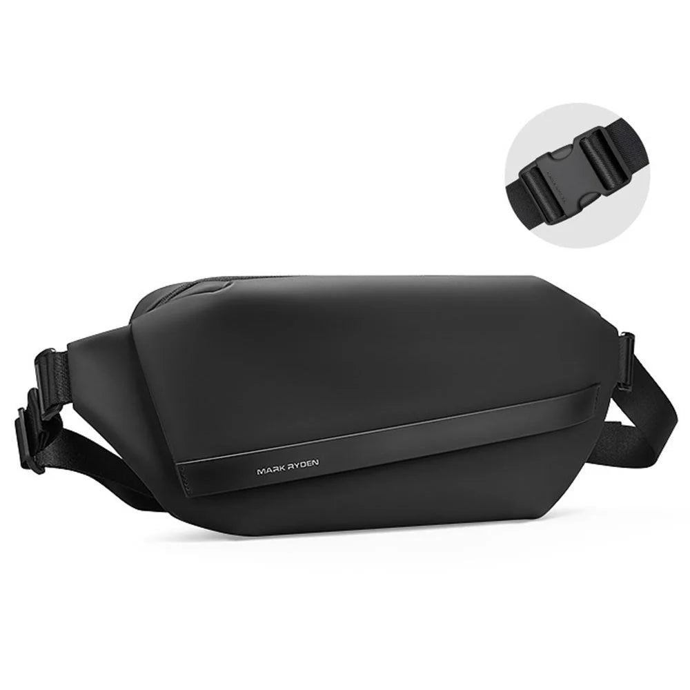 MARK RYDEN MR8331D Men Crossbody Bag with 9.7inch Tablet Pocket Waterproof Large Capacity Chest Bag - 1