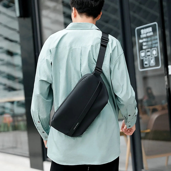 MARK RYDEN MR8331D Men Crossbody Bag with 9.7inch Tablet Pocket Waterproof Large Capacity Chest Bag - 6