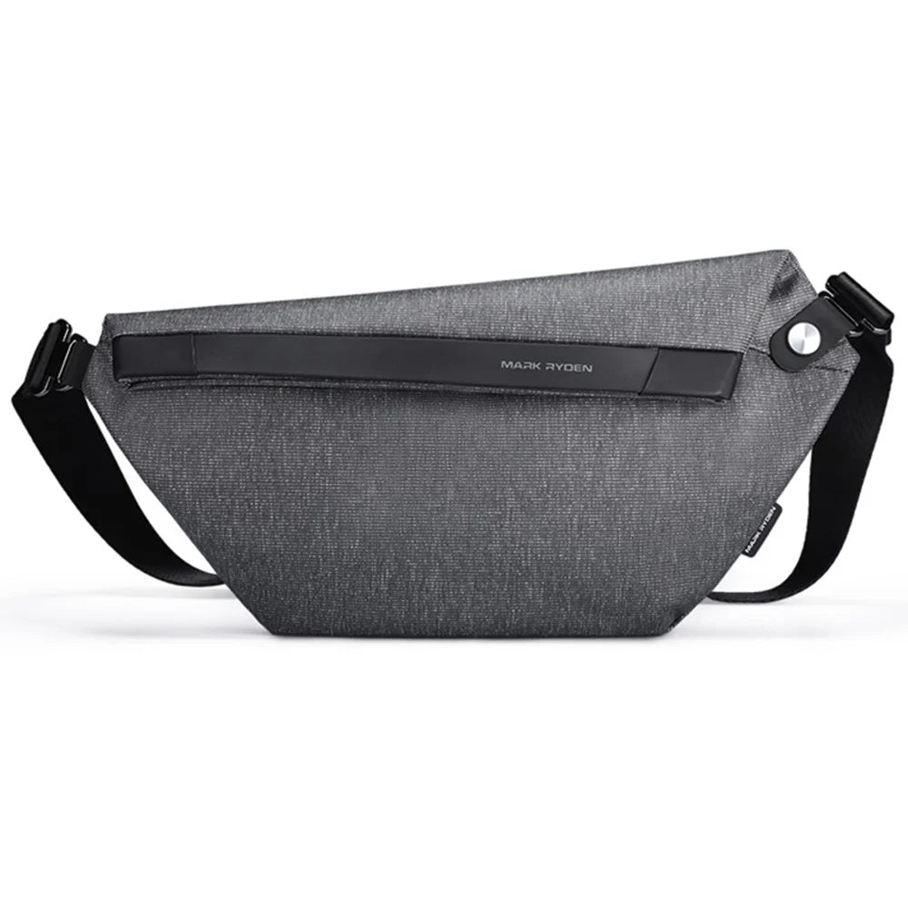 MARK RYDEN MR-2293 Magnetic Buckle Crossbody Bag Men Chest Bag with Anti-theft Back Pocket - 1