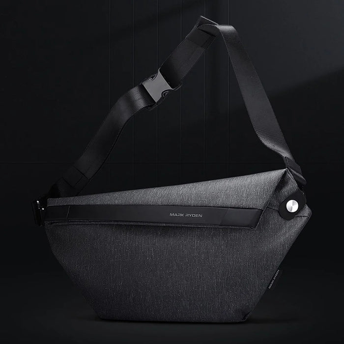 MARK RYDEN MR-2293 Magnetic Buckle Crossbody Bag Men Chest Bag with Anti-theft Back Pocket - 6