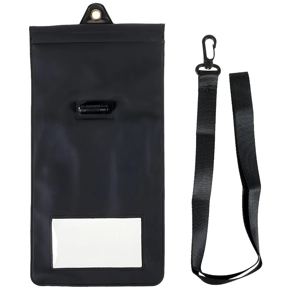 Universal IPX8 Waterproof Phone Pouch Water Resistant Phone Lanyard Case for Under 8-inch Phone Dry Bag for Swimming Camping Surfing - 2