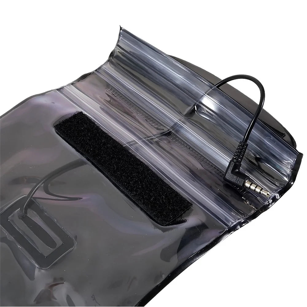 Universal IPX8 Waterproof Phone Pouch Water Resistant Phone Lanyard Case for Under 8-inch Phone Dry Bag for Swimming Camping Surfing - 6