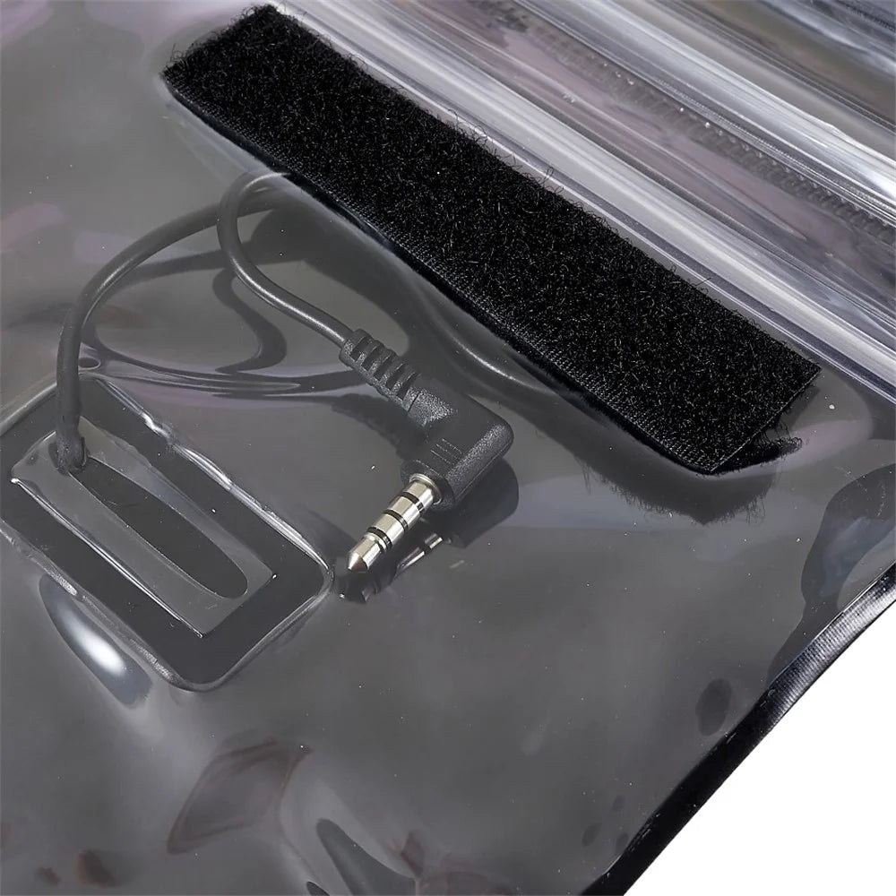 Universal IPX8 Waterproof Phone Pouch Water Resistant Phone Lanyard Case for Under 8-inch Phone Dry Bag for Swimming Camping Surfing - 7