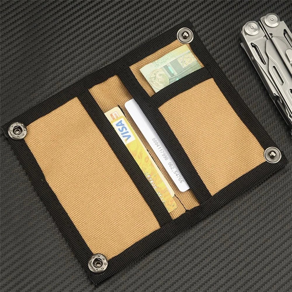 KOSIBATE H255 Tactical EDC Tool Storage Bag Wallet Molle Bag Outdoor Multifunction Military Tool Storage Pouch - Khaki - 4
