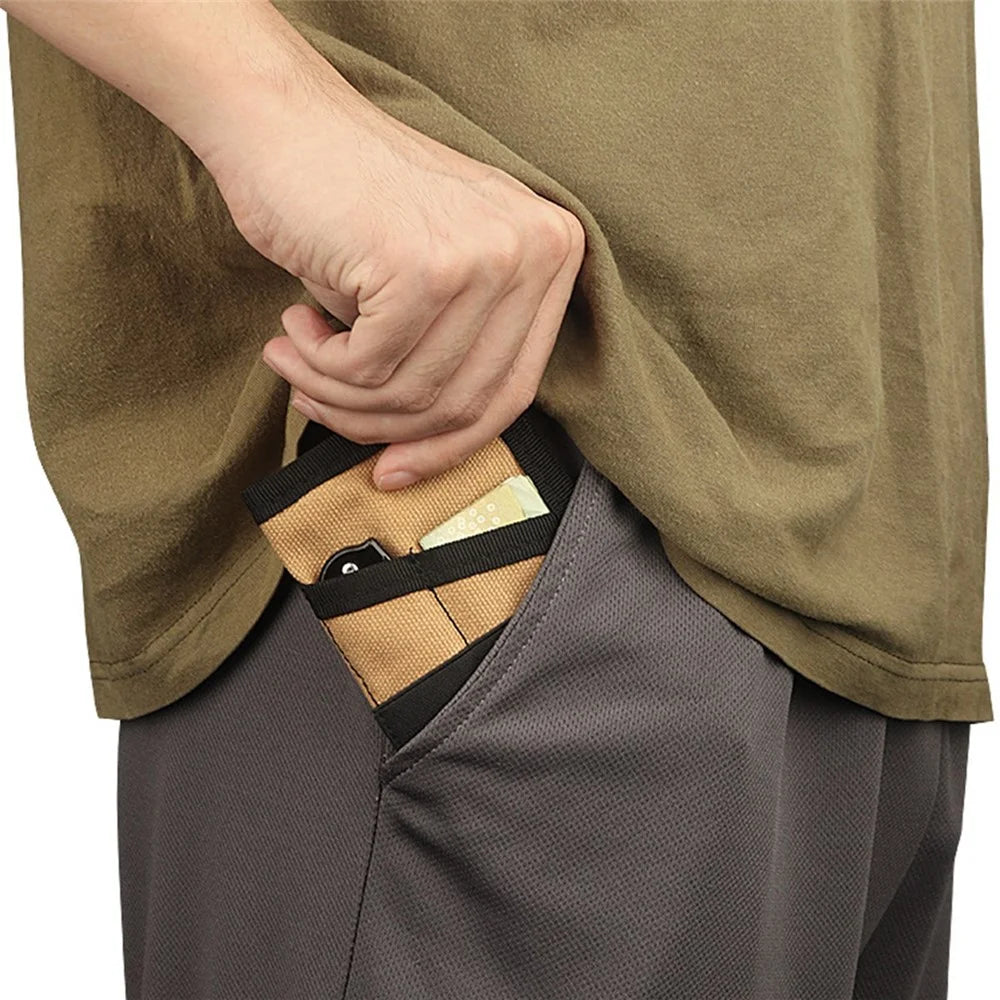 KOSIBATE H255 Tactical EDC Tool Storage Bag Wallet Molle Bag Outdoor Multifunction Military Tool Storage Pouch - Khaki - 5