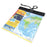AYXSEE Outdoor Waterproof Camping Hiking Map Bag Transparent PVC Map Protection Seal Pouch - 1