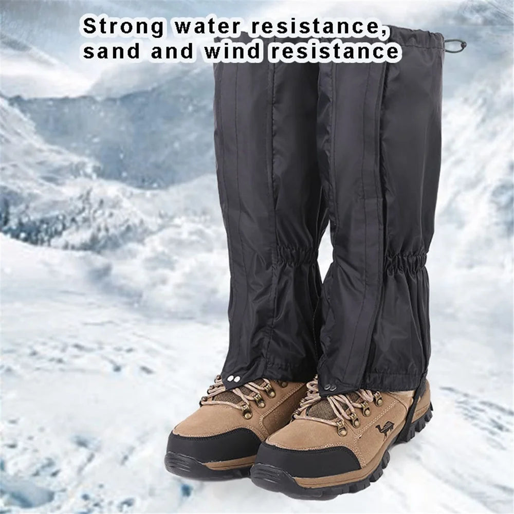 1 Pair Waterproof Outdoor Hiking Camping Gaiters Boots Shoe Covers Anti-insect Leg Cover - 2