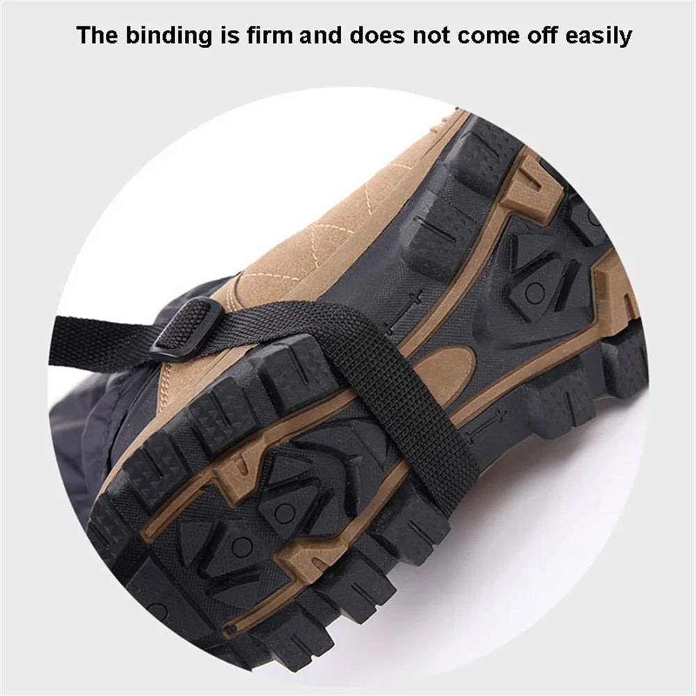 1 Pair Waterproof Outdoor Hiking Camping Gaiters Boots Shoe Covers Anti-insect Leg Cover - 4