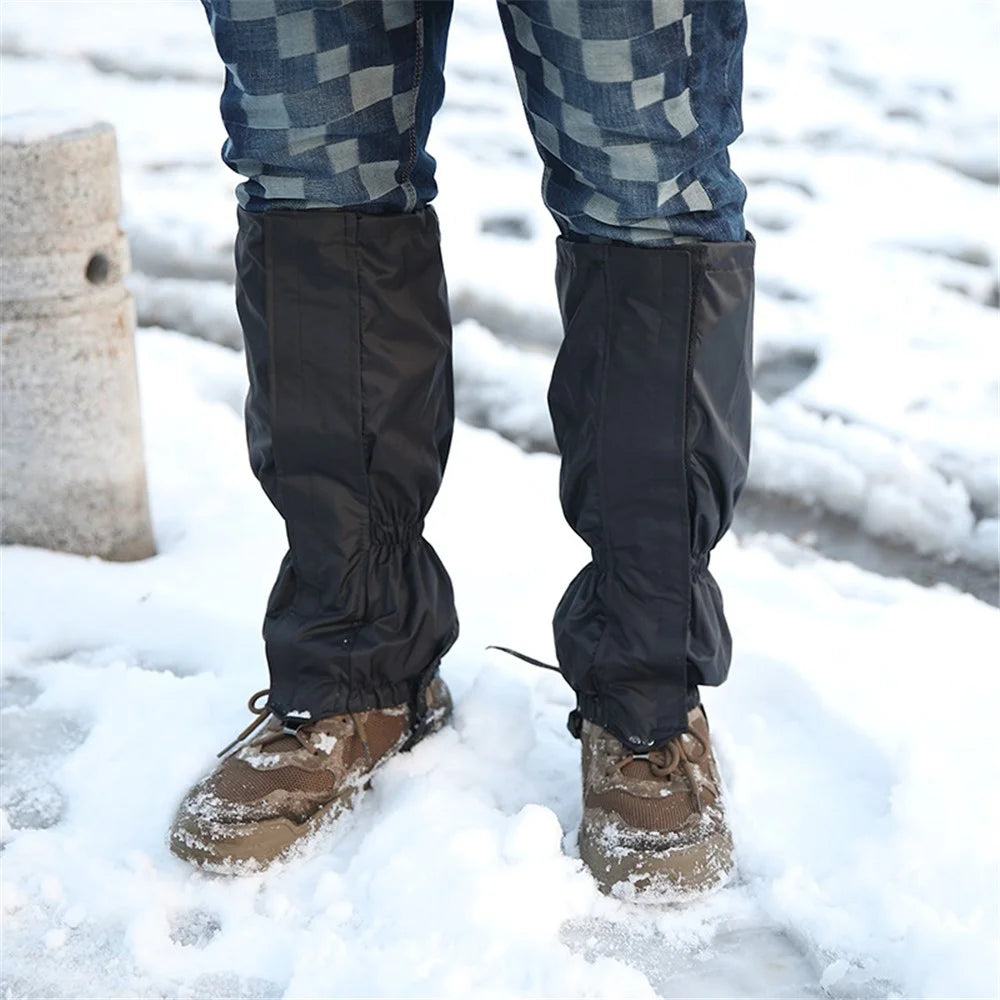 1 Pair Waterproof Outdoor Hiking Camping Gaiters Boots Shoe Covers Anti-insect Leg Cover - 6