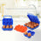 Outdoor Camping Picnic Eggs Case 6 Grids Egg Storage Box Portable Egg Holder Container Kitchen Organizer (BPA Free, No FDA Certificate) - Blue - 2