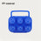 Outdoor Camping Picnic Eggs Case 6 Grids Egg Storage Box Portable Egg Holder Container Kitchen Organizer (BPA Free, No FDA Certificate) - Blue - 5