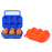 Outdoor Camping Picnic Eggs Case 6 Grids Egg Storage Box Portable Egg Holder Container Kitchen Organizer (BPA Free, No FDA Certificate) - Blue - 6