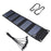 Monocrystalline Foldable Solar Panel Portable Outdoor Power Generator with Carabiner and Cable - 1