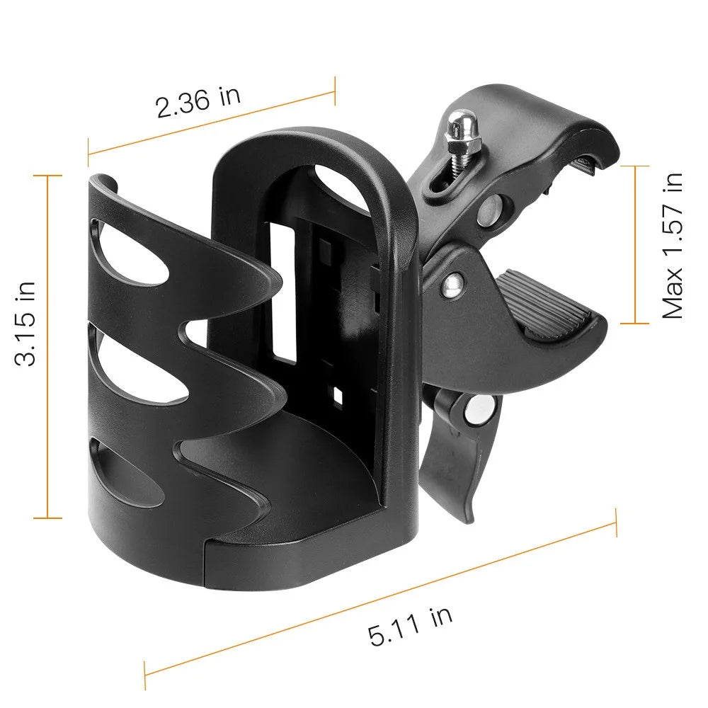 GB067 Pram Bicycle Pushchair Cup Holder Stroller Cup Holder Drink Infant Bottle Cup Rack Organizer - 6