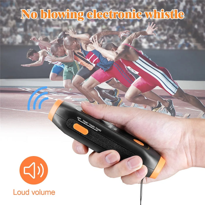 Safety Whistle Lantern Referees Electronic Whistle SOS Light Flashlight Emergency Camping Lamp Instructors Whistle - Orange - 3