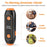 Safety Whistle Lantern Referees Electronic Whistle SOS Light Flashlight Emergency Camping Lamp Instructors Whistle - Orange - 4