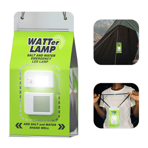 Outdoor Salt Water Lamp LED Emergency Camping Light for Camping Night Fishing Portable Energy - 1