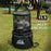 CLS 4Pcs Outdoor Drain Basket Set with Side Mesh Bag + 220ml Bottle Portable Folding Bucket - 2