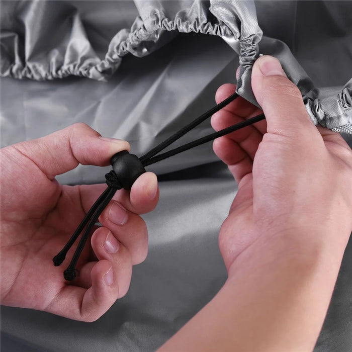 270*165*46cm 210D Oxford Cloth V Shape Marine Boat Cover Waterproof Inflatable Boat Cover - Grey - 6