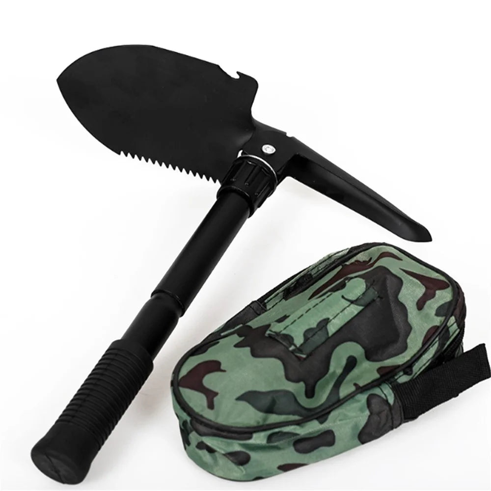 HALIN HL1064 Multifunctional Folding Shovel Portable Spade for Gardening Camping Hiking, Size S - 1