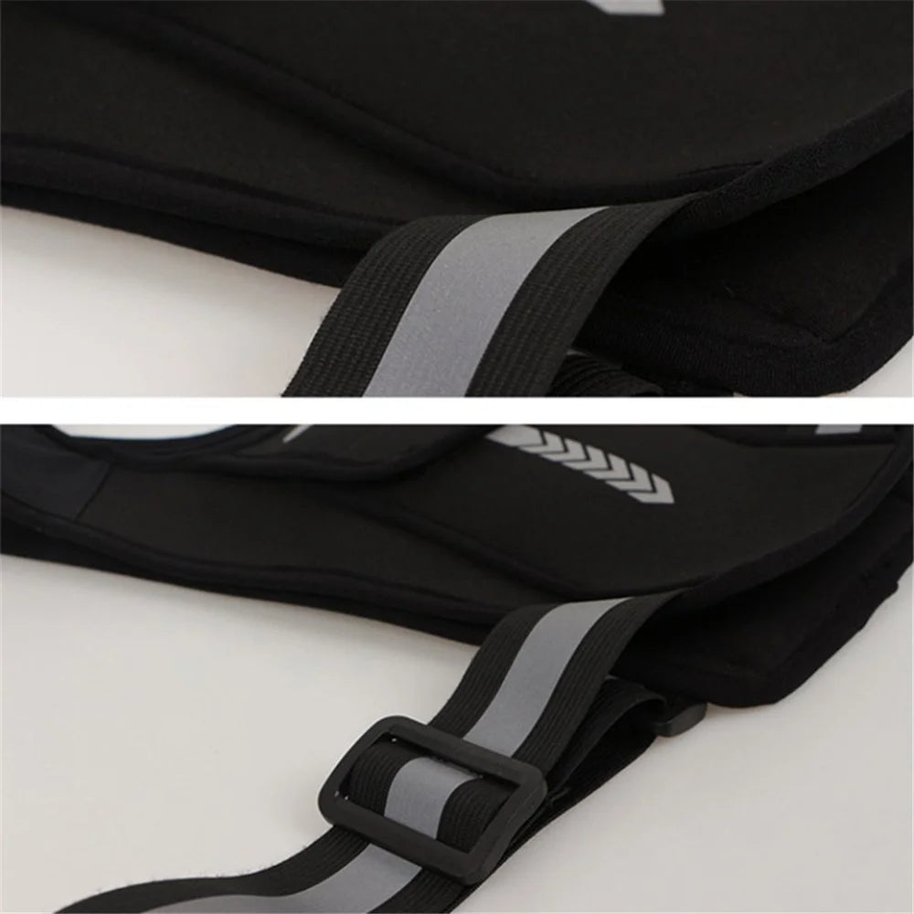 Lightweight Reflective Vest Pouch Outdoor Sports Cell Phone Chest Bag for Running (Standard Version) - 3
