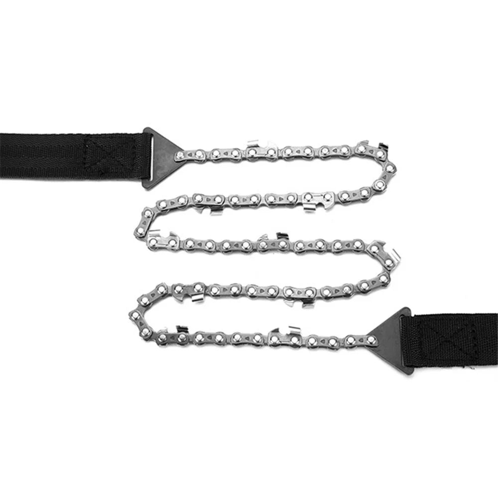 AOTU Portable Outdoor Manganese Steel Chain Saw Camping Hiking 11-Teeth Wire Saw Survival Tool - 7