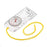 Outdoor Transparent Compass Map Scale Multifunction Acrylic Compass with Strap for Hiking, Camping, Trekking - 1
