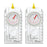 Outdoor Transparent Compass Map Scale Multifunction Acrylic Compass with Strap for Hiking, Camping, Trekking - 6
