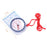 DC47-3 Outdoor Acrylic Compass Map Scale for Hiking, Camping, Trekking Multifunctional Compass with Strap - 7