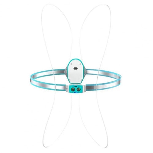 Running Light LED Outdoor USB Rechargeable Working Lamp with RGB Mode Reflective Vest Bicycle Cycling Chest Lamp - Sky Blue - 1
